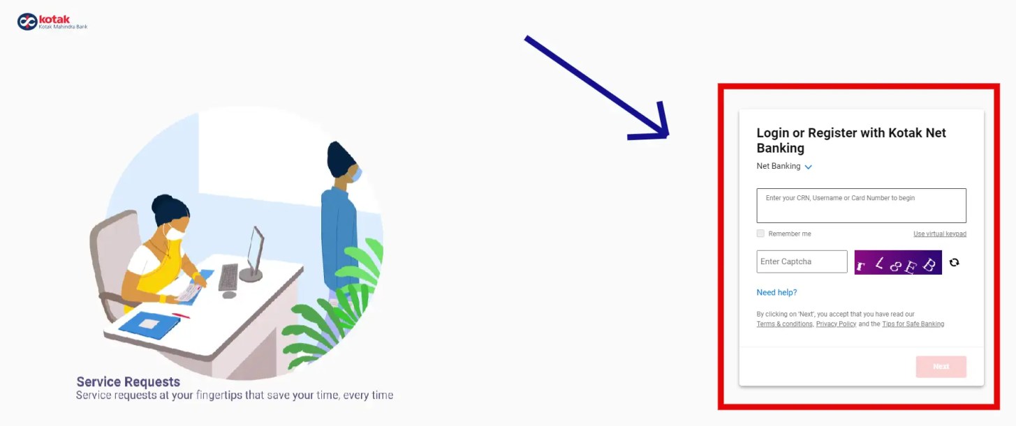 kotak bank me email id kaise change kare