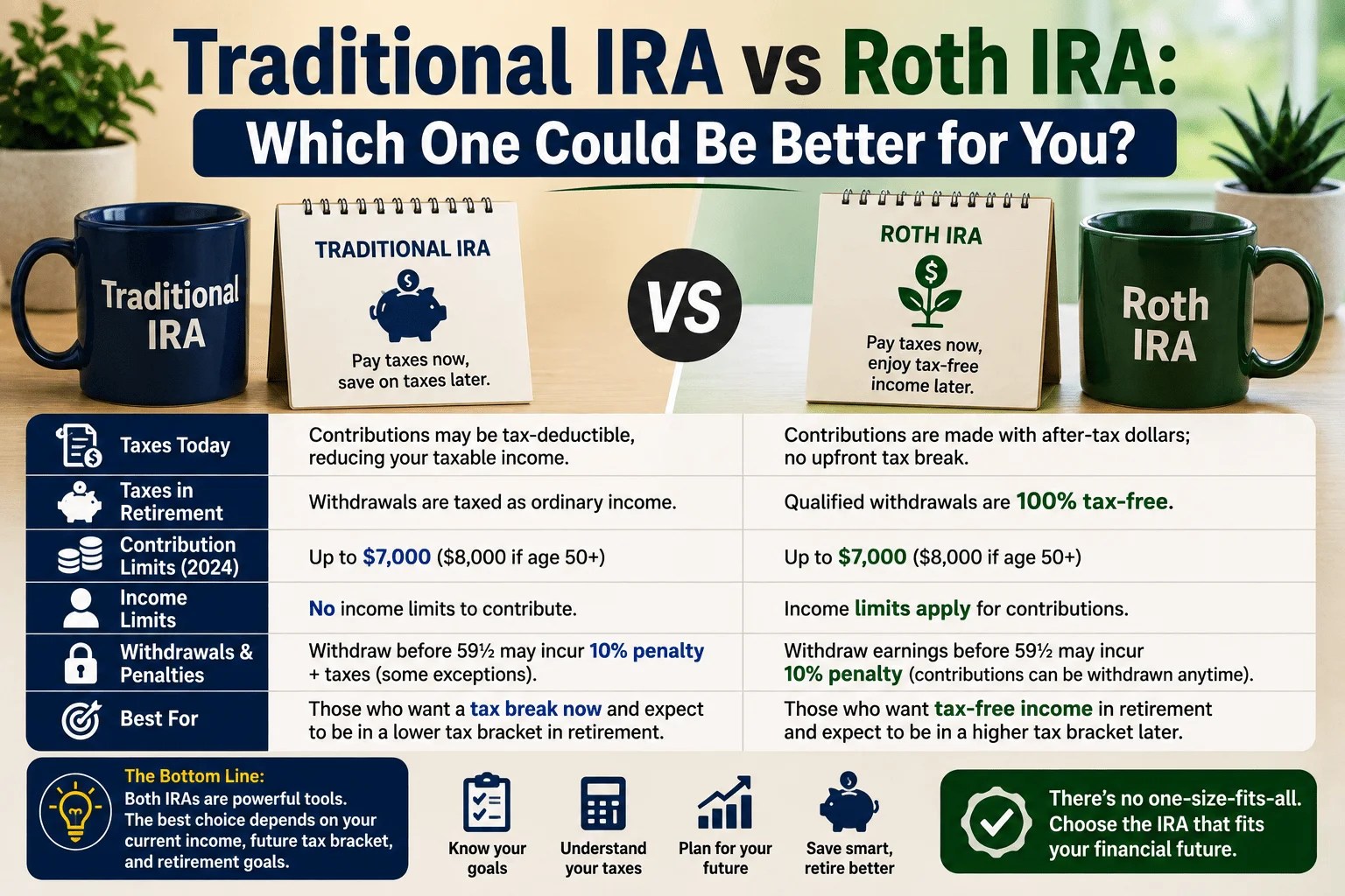 Traditional IRA vs Roth IRA: Which One Could Be Better for You?