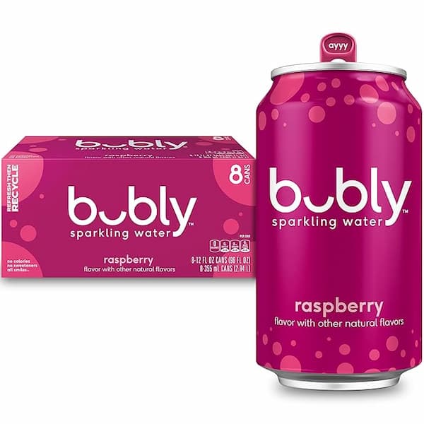 ¡Agua brillante de burbujas, 8 paquetes enviados por solo $ 2.84!