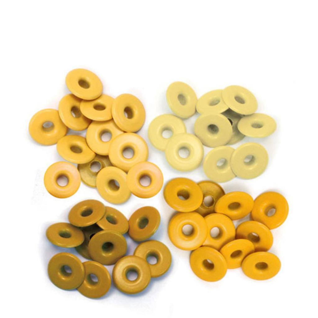 EYELETS TAMAÑO ANCHO AMARILLOS