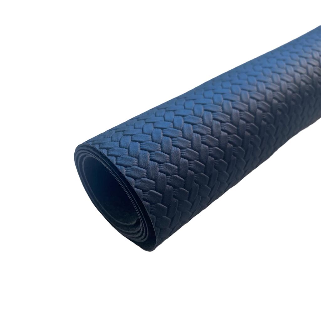 Ecopiel Negra tex tipo trenza