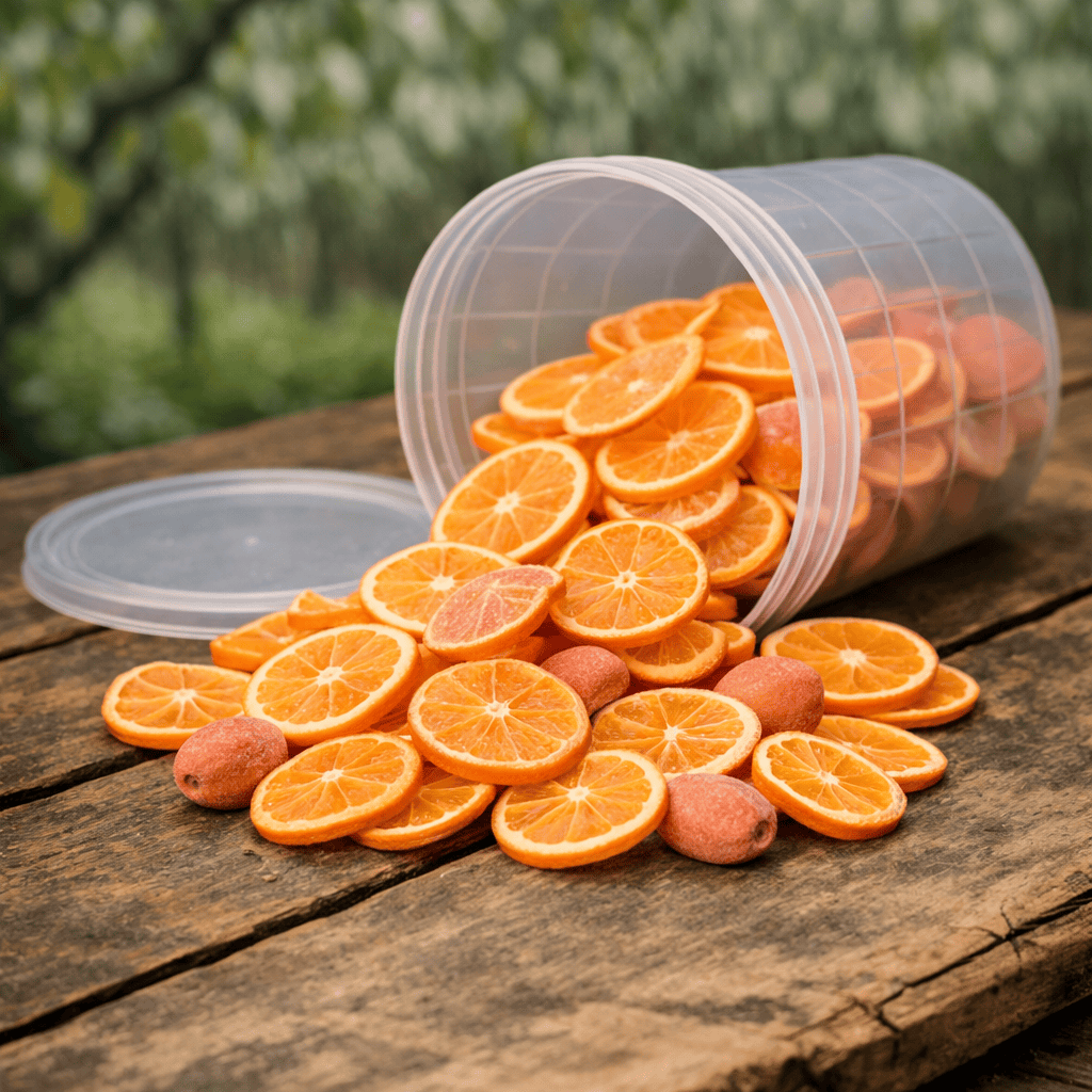 Freeze-dried Oranges