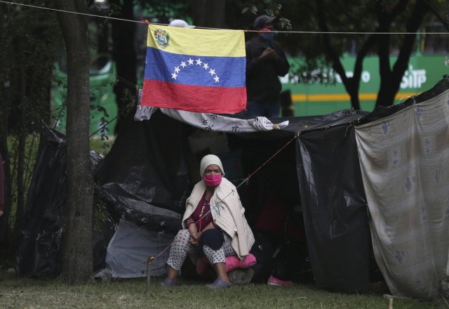 Venezolanos varados
