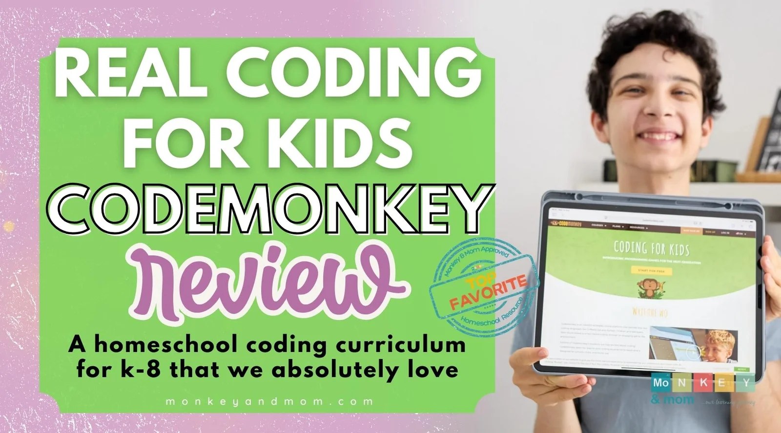 codemonkey review - teach coding to kids by monkeyandmom