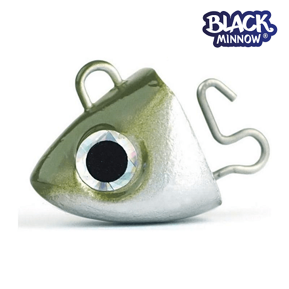Cabezas Black Minnow 90 8 gr nº2 Kaki