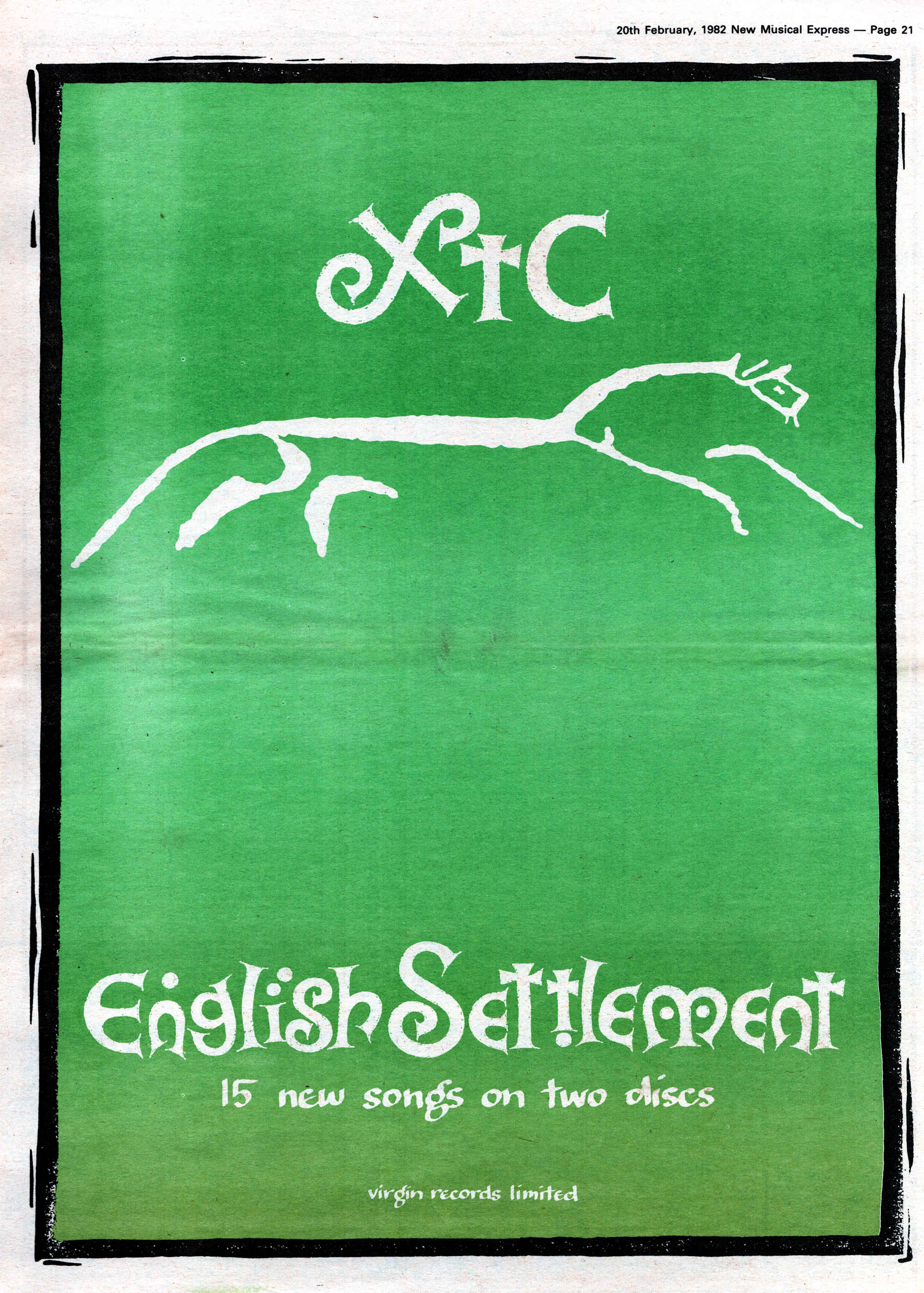 XTC | English Settlement | (Virgin) 1982