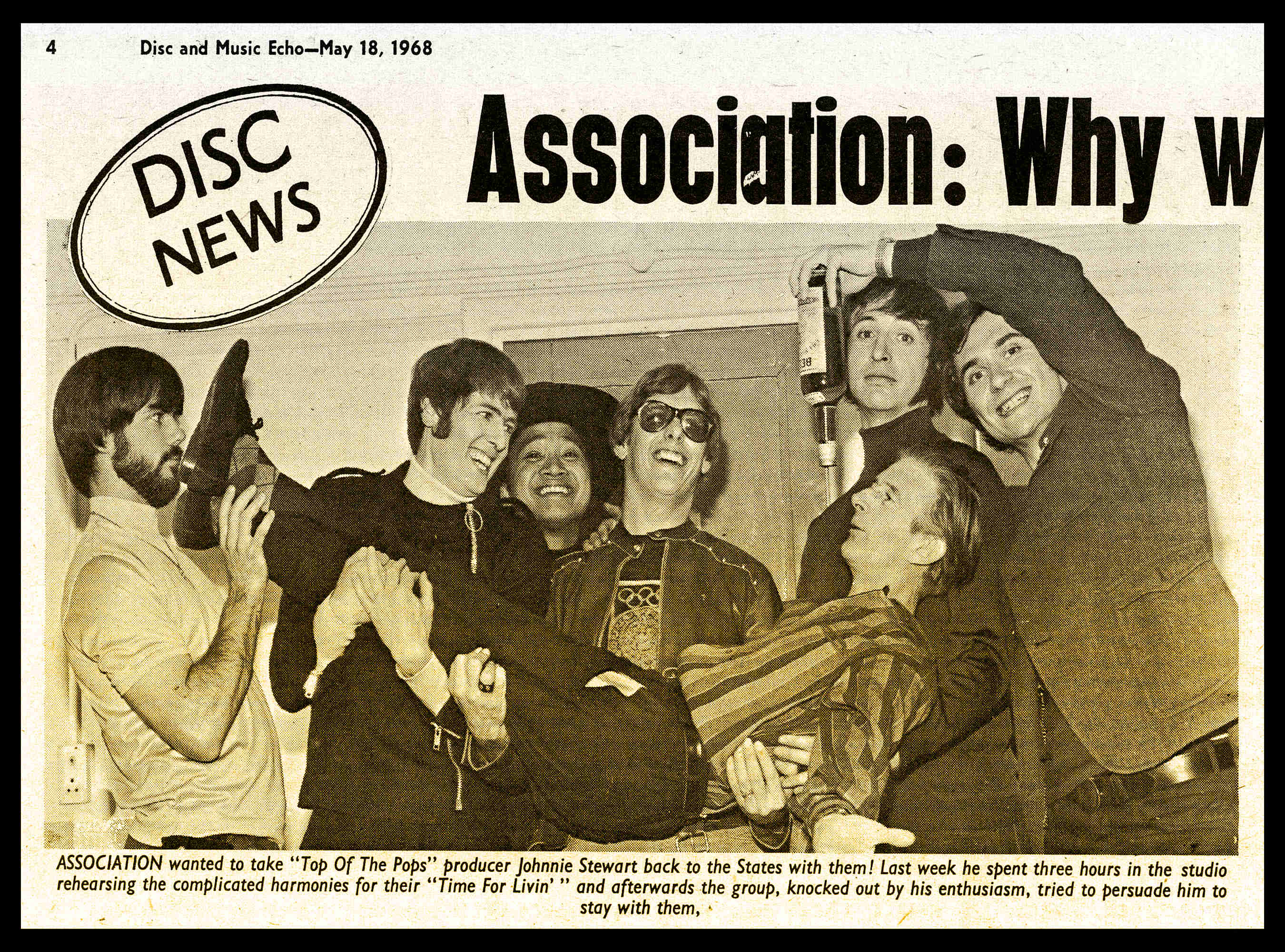 The Association | Time For Livin' | (Warner Bros) 1968