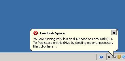 low-disk-space