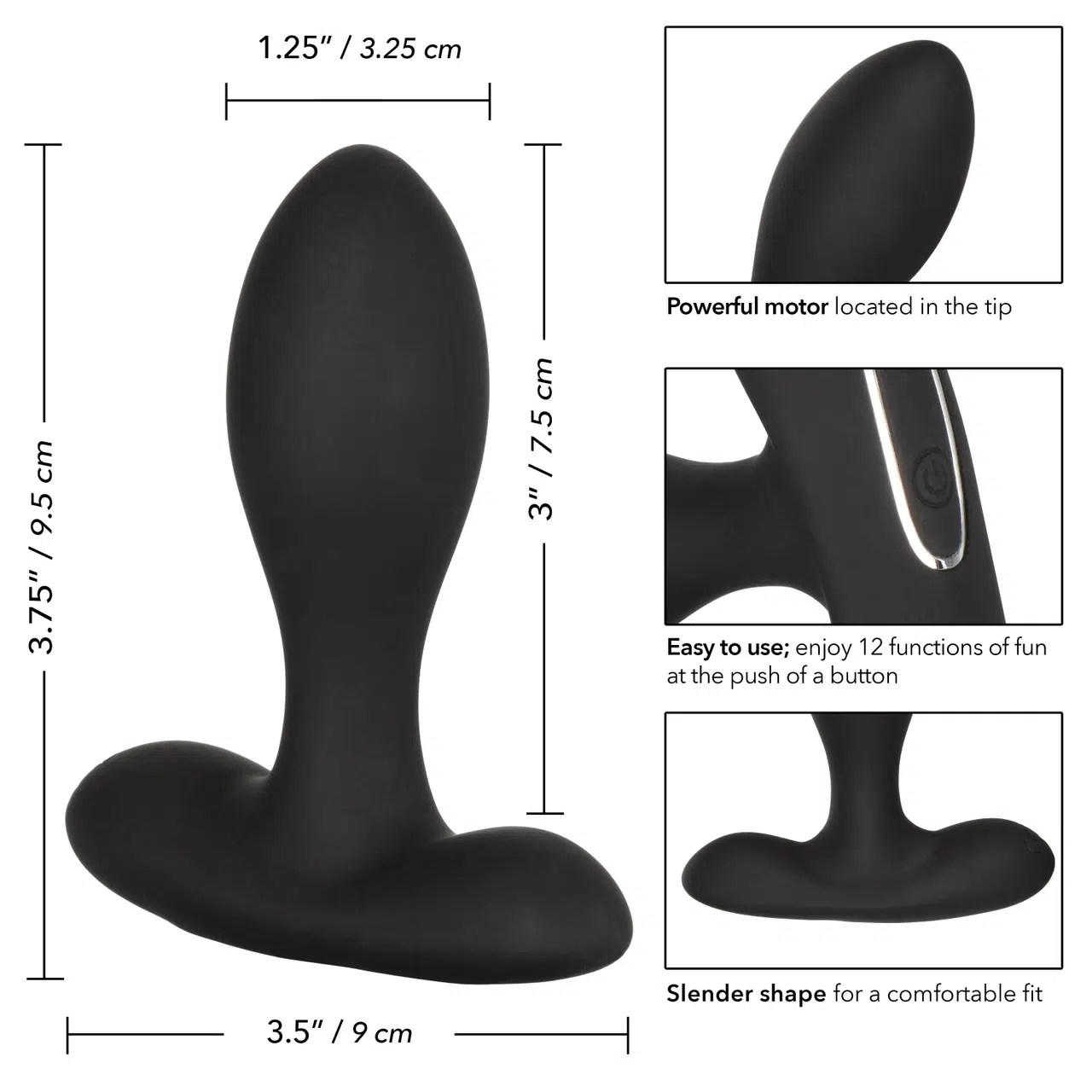 Slender Probe - Eclipse - Plug Anale Rechargeable - CalExotics – Image 6