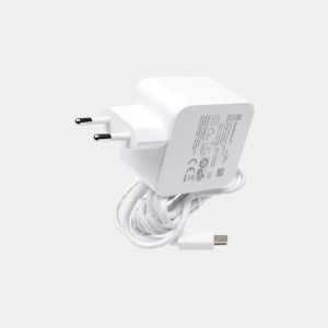 Alimentation officielle Raspberry Pi USB-C 45W blanche avec prise secteur et câble