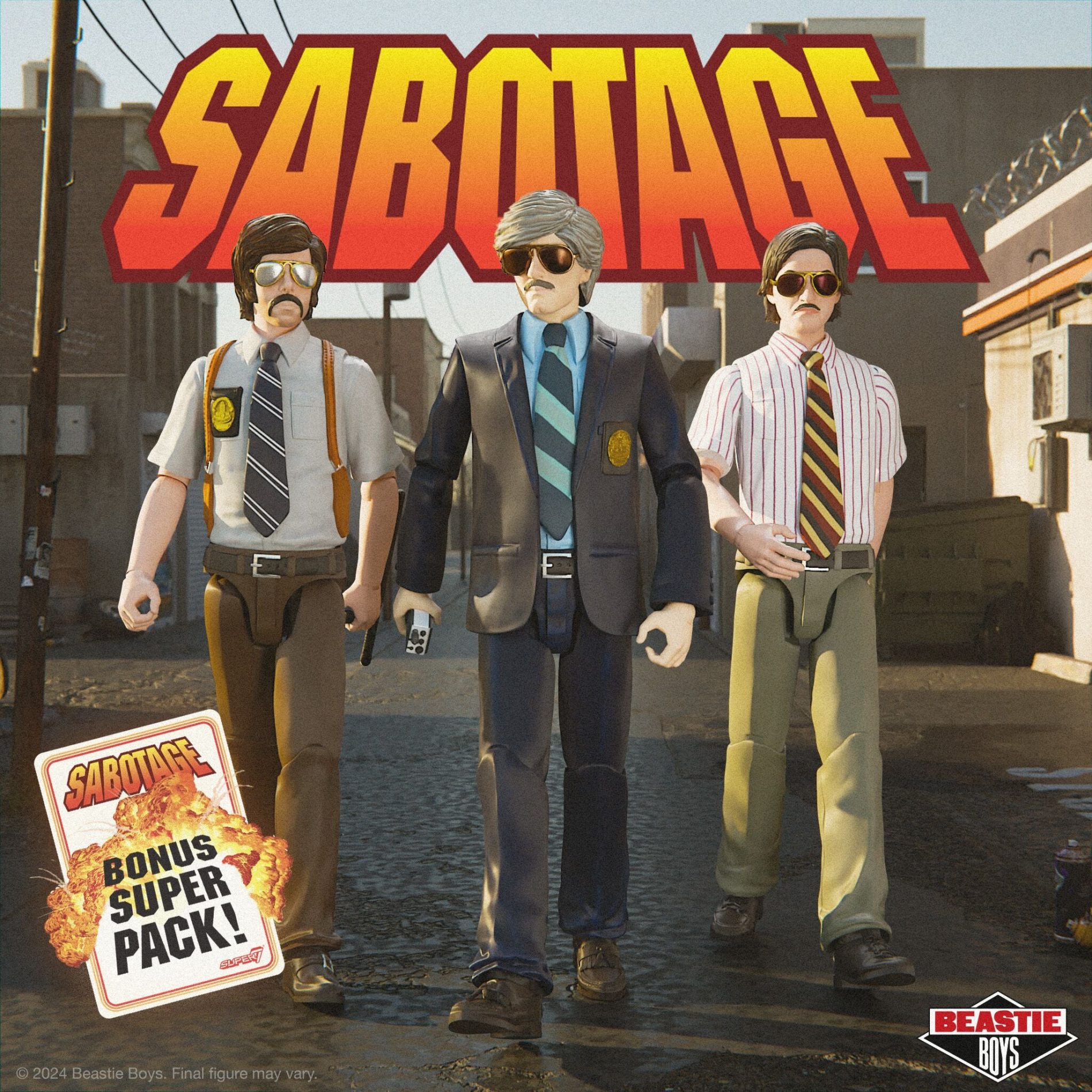 SUPER7 Is Releasing Beastie Boys Sabotage ReAction Figures