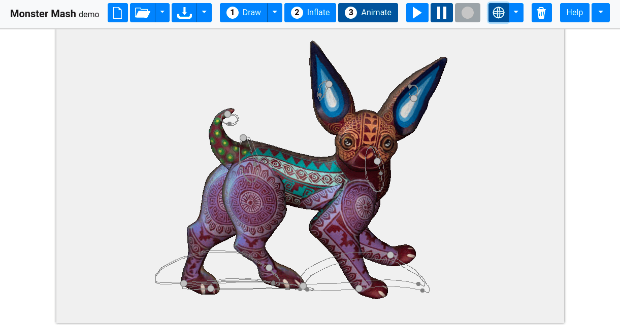 Monster Mash: New Sketch-Based Modeling and Animation Tool