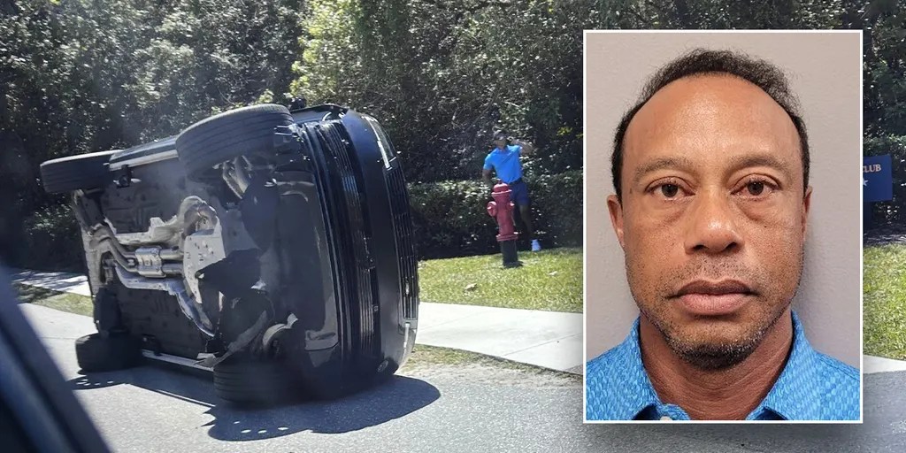 Tiger Woods Arrested and Charged with DUI After Florida Car Crash