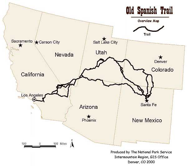 Area Attractions Monte Vista Chamber Of Commerce Old Spanish Trail Map 
