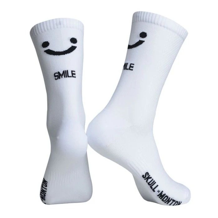 Skull Monton Cycling Socks Smile White Women Monton Ph