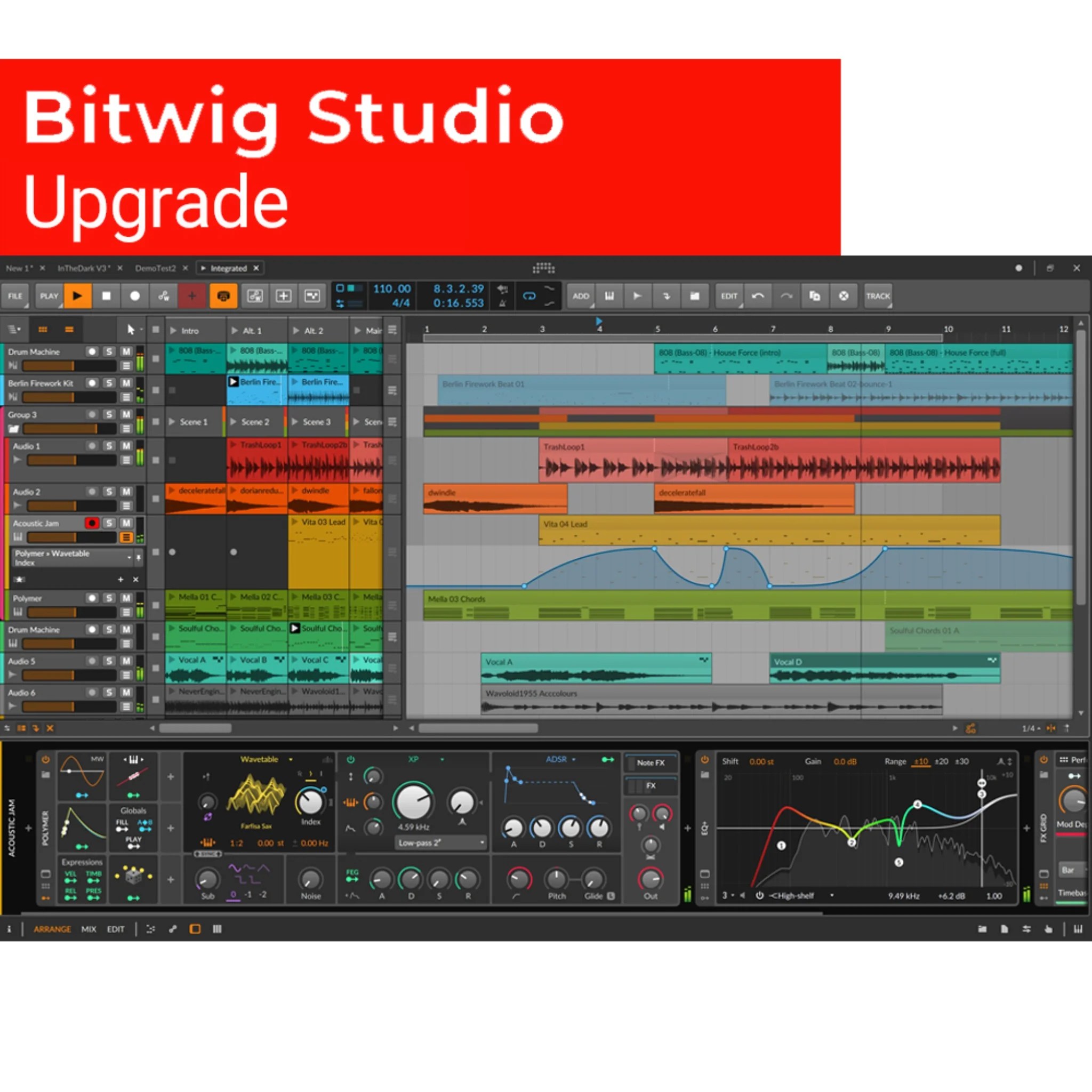 Bitwig Studio Upgrade From Essentials 16 Track