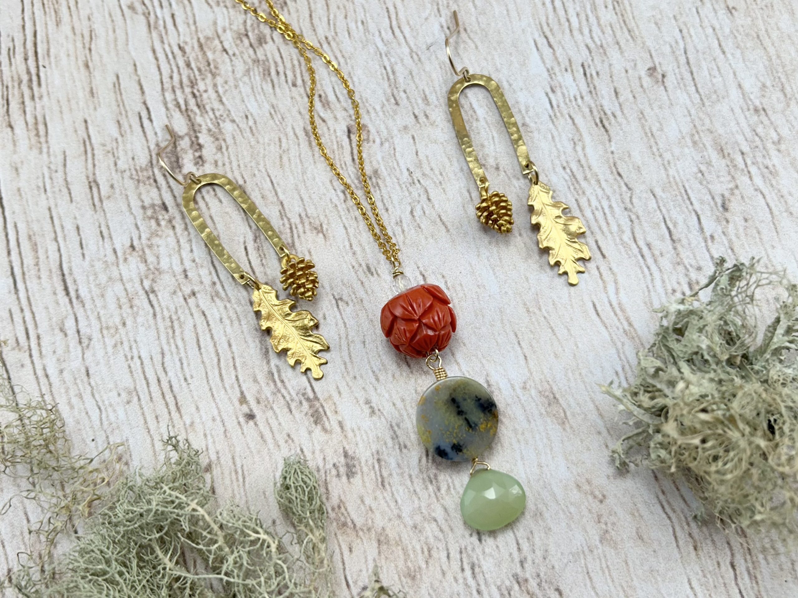Winter Assemblage Necklace