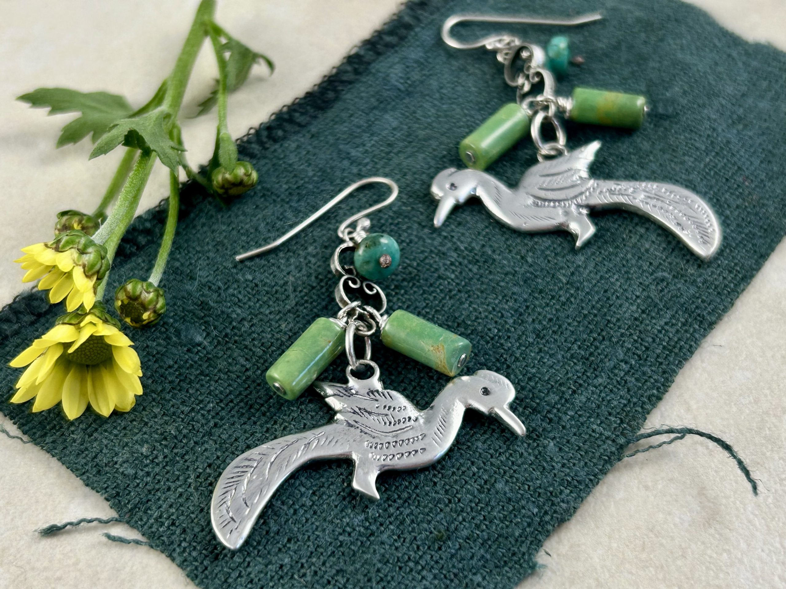 Fancy Bird Earrings