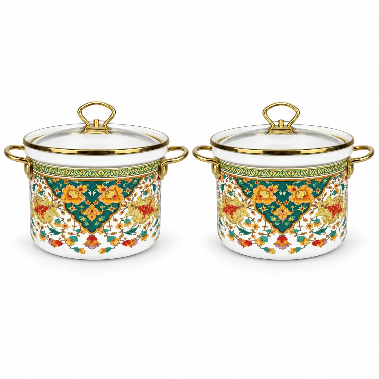 MOONLU Enamel Multipurpose Jar on a white background