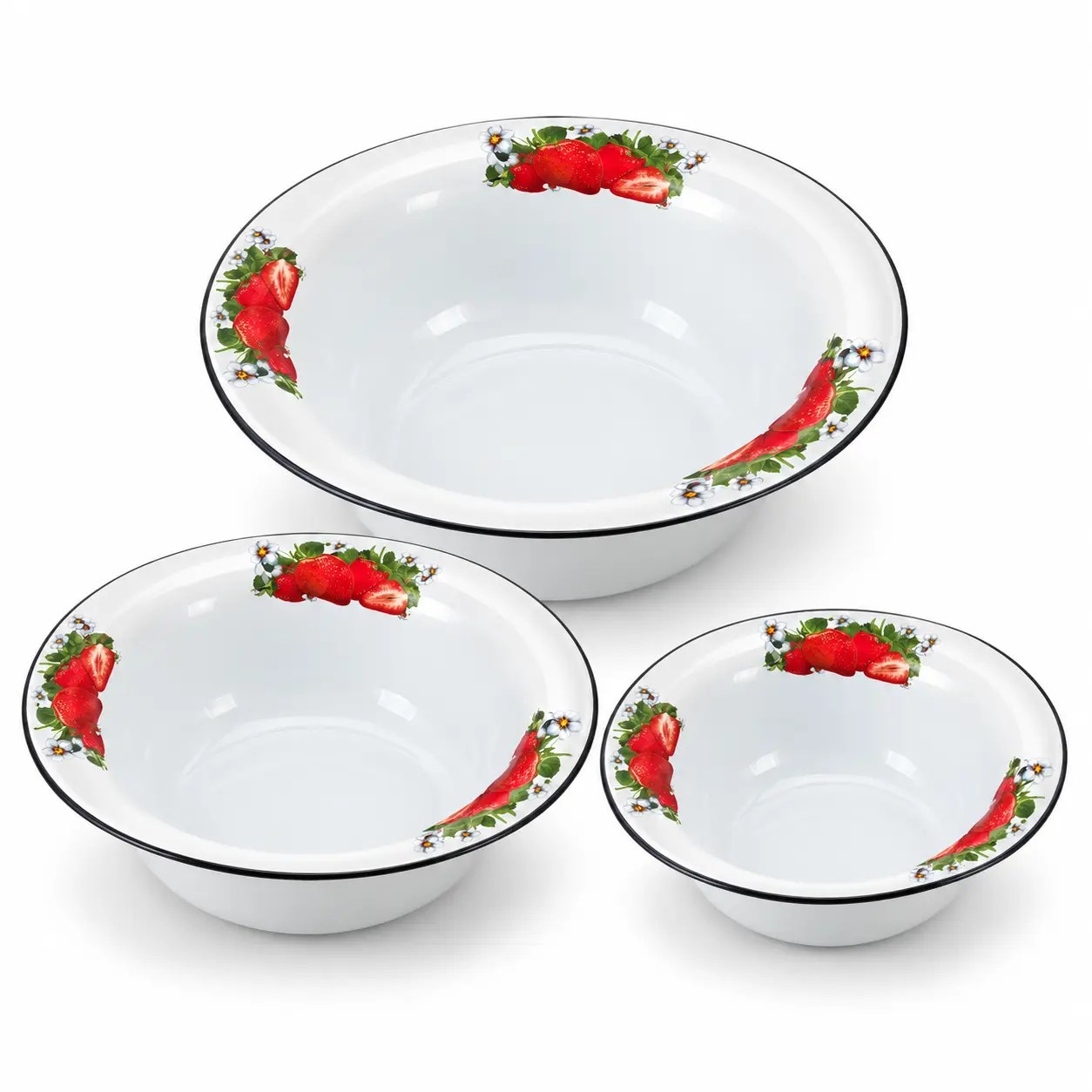 MOONLU Russian Enamel Basin Series on a white background
