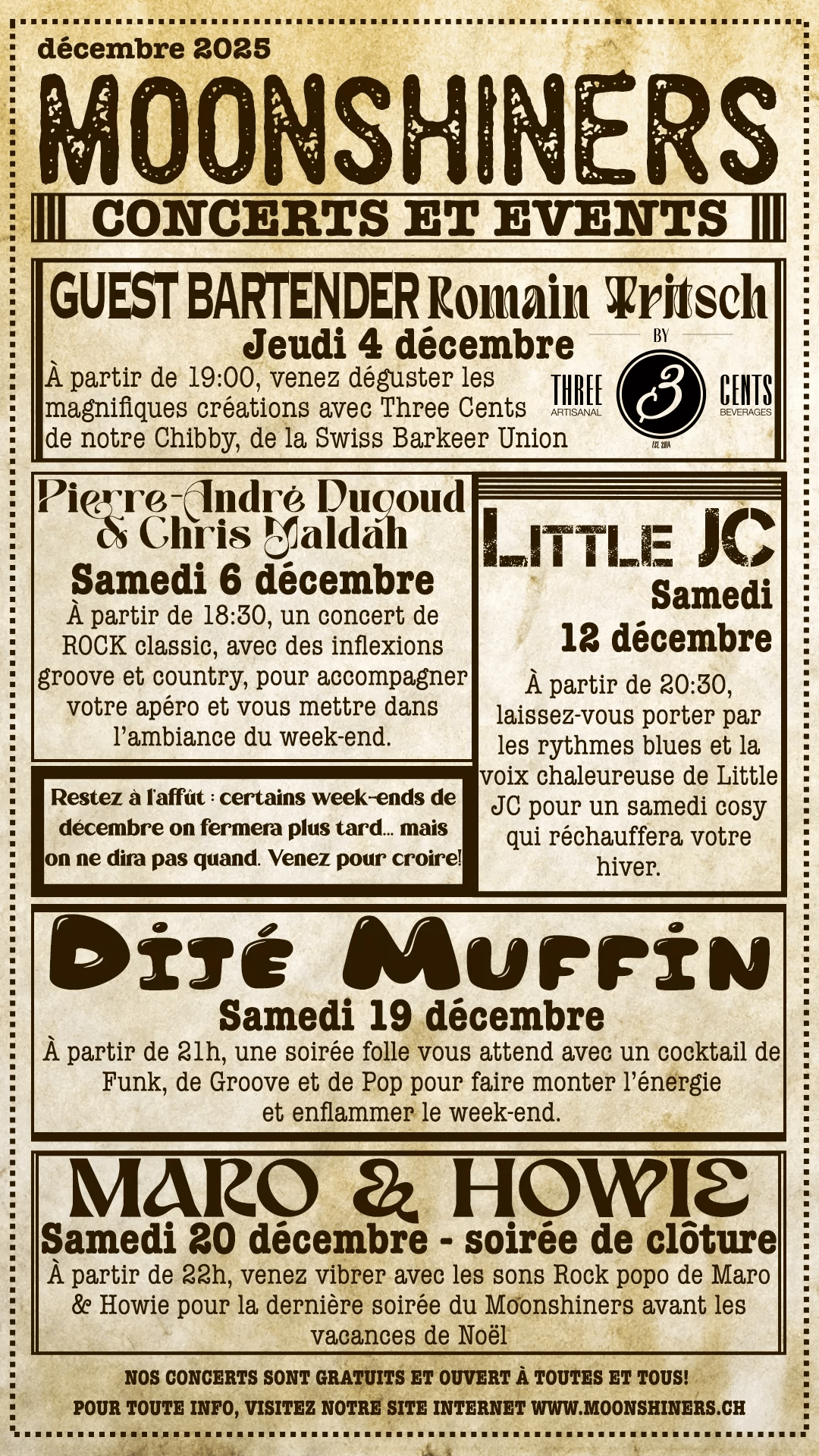 PROGRAMMATION DECEMBRE 2025