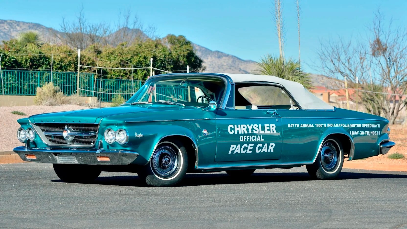 AUCTION: 1963 Chrysler 300J 'Pace Setter' Edition Convertible
