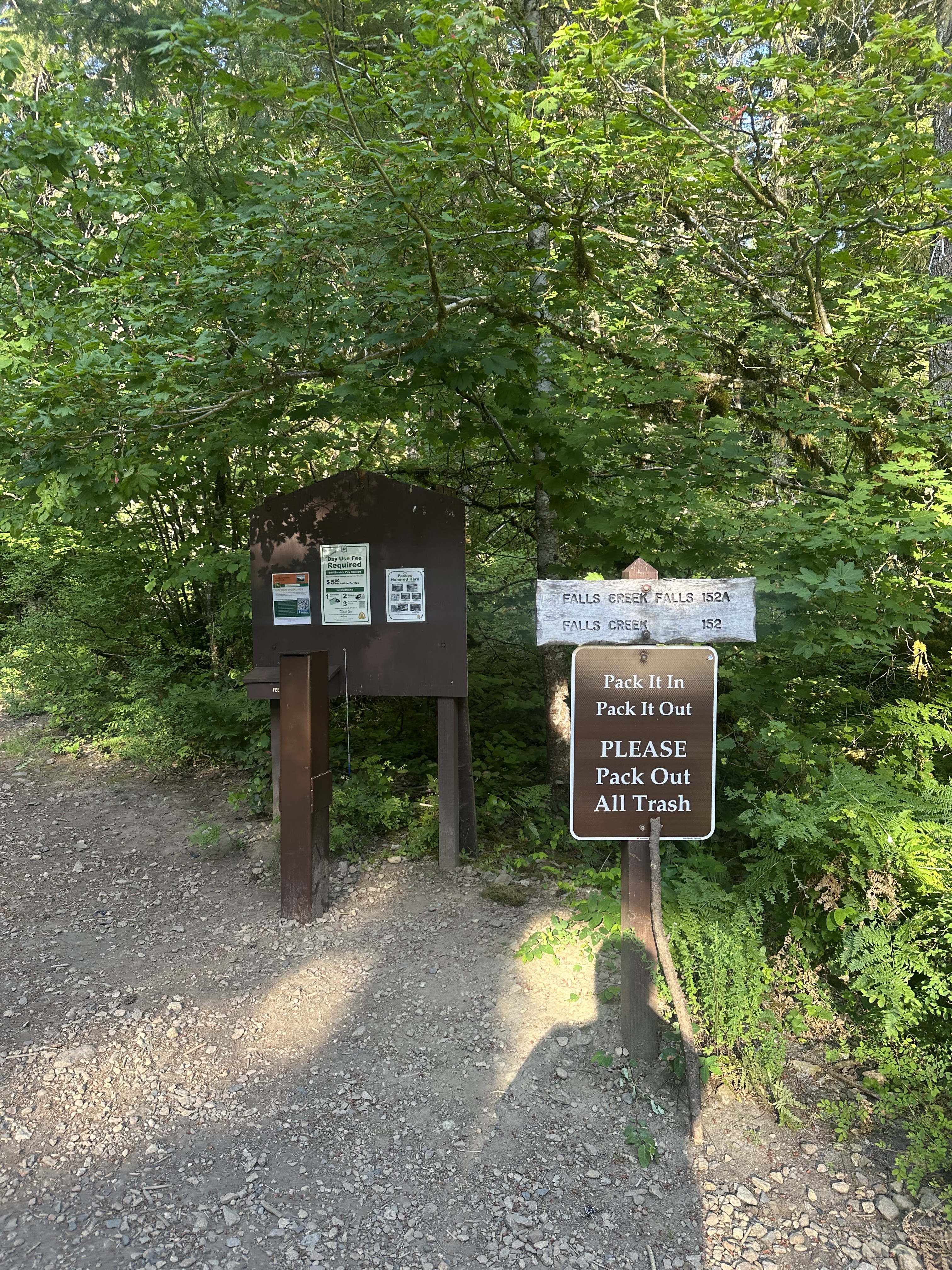 Falls Creek Falls Trailhead – Gifford-Pinchot National Forest, Washington