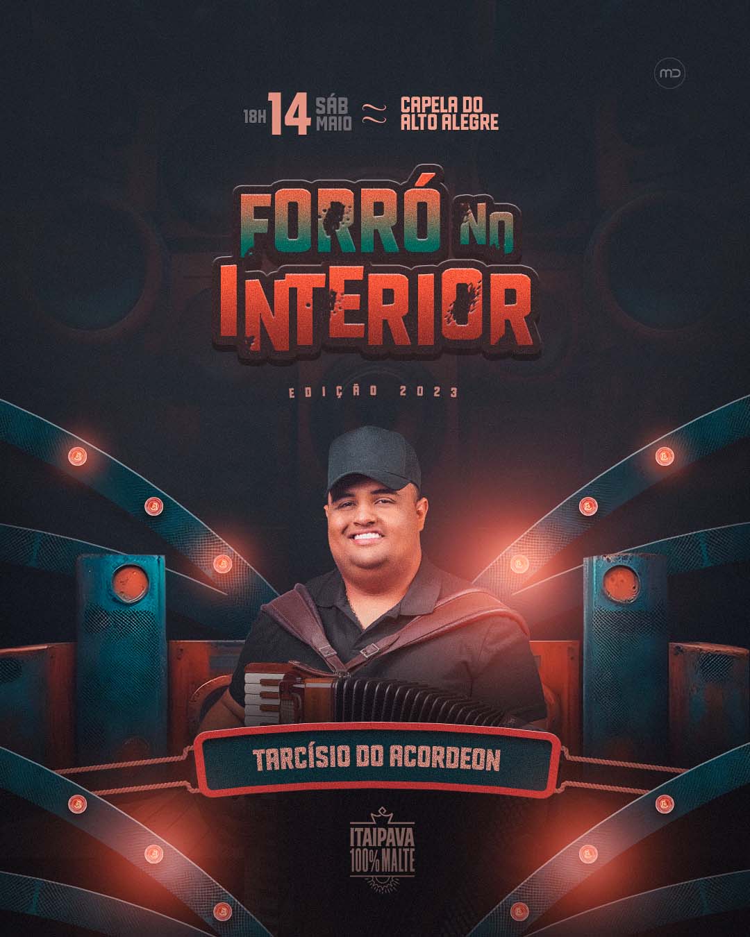 FLYER PSD: Forró, Arraiá, Piseiro  Editável no Photoshop e Canva