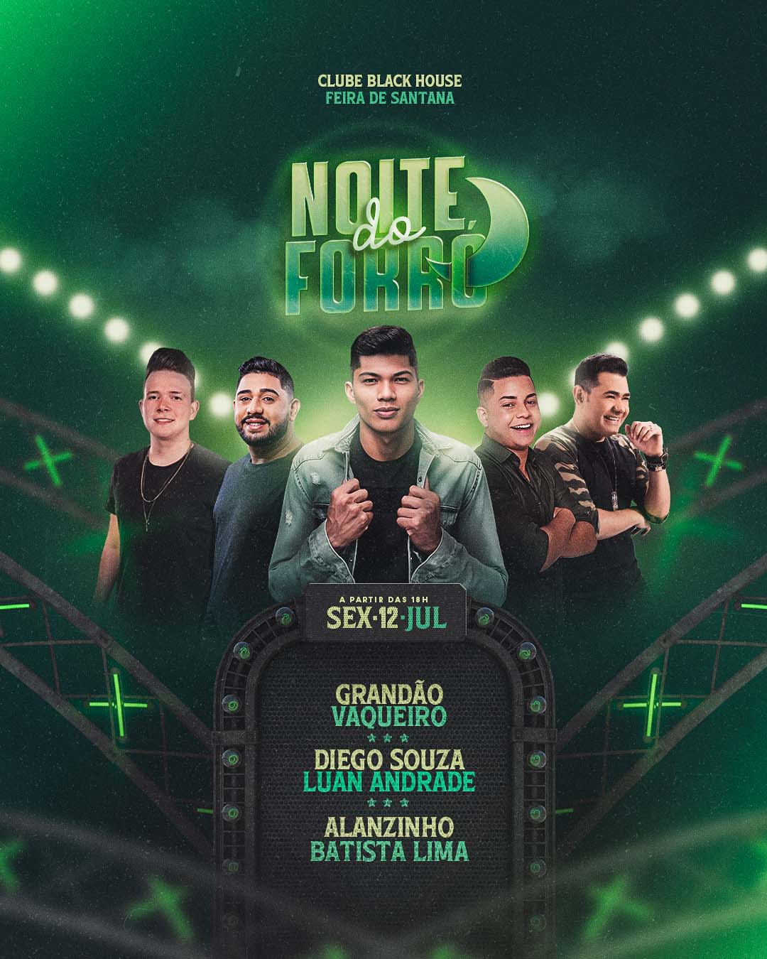 FLYER PSD: Forró, Funk, Baile, MC, DJ    Editável no Photoshop e Canva