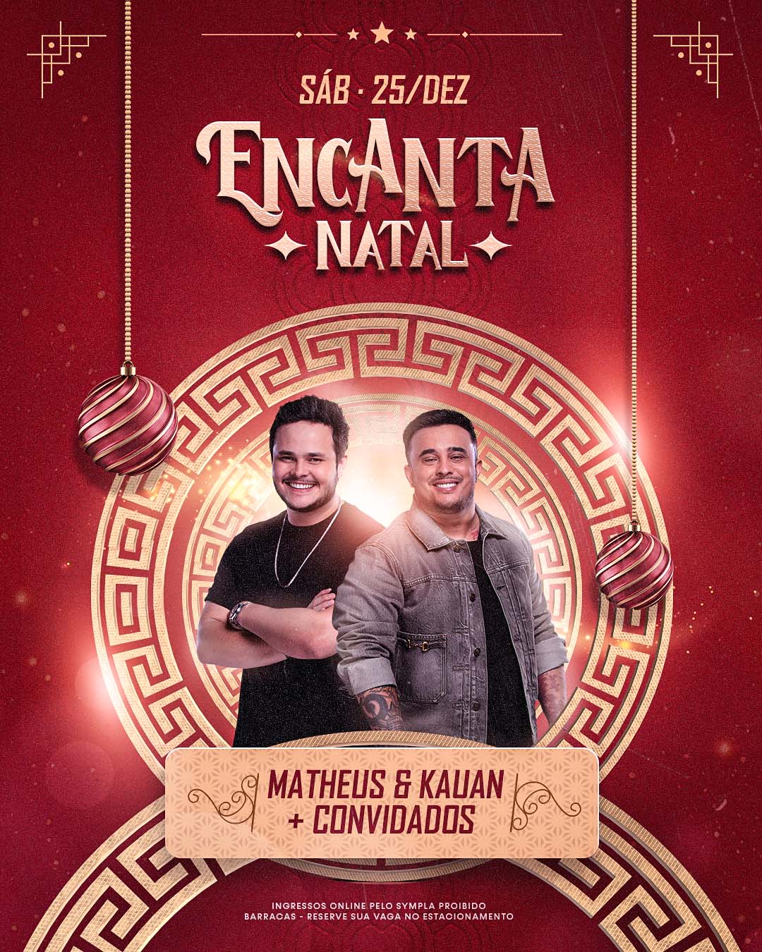 FLYER PSD: Encanta Natal, Show, Fim de Ano, Editável no Photoshop e Canva