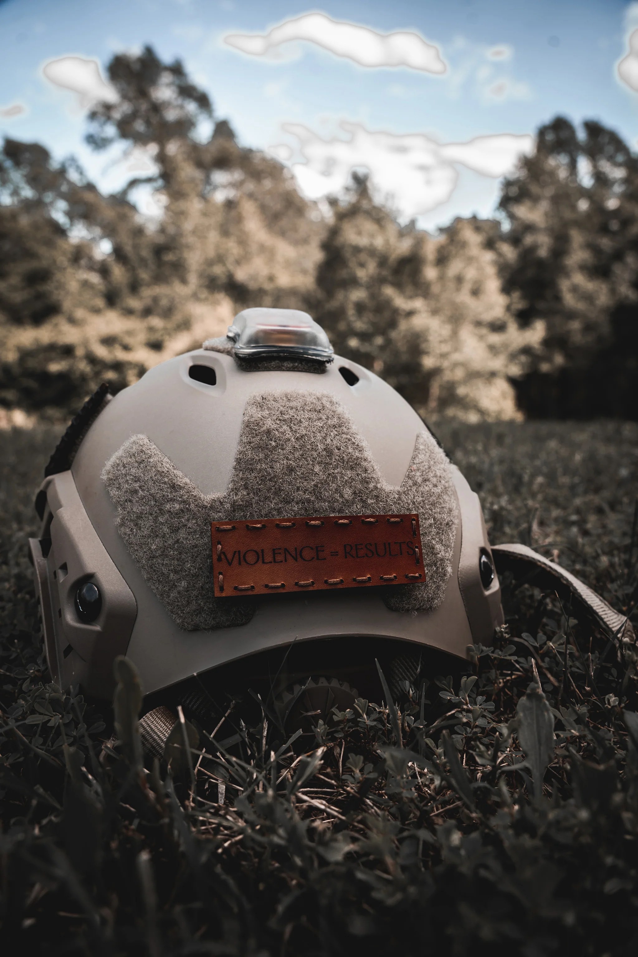 Violence Results Leather Patch - Professional Ocean Art - Full HD