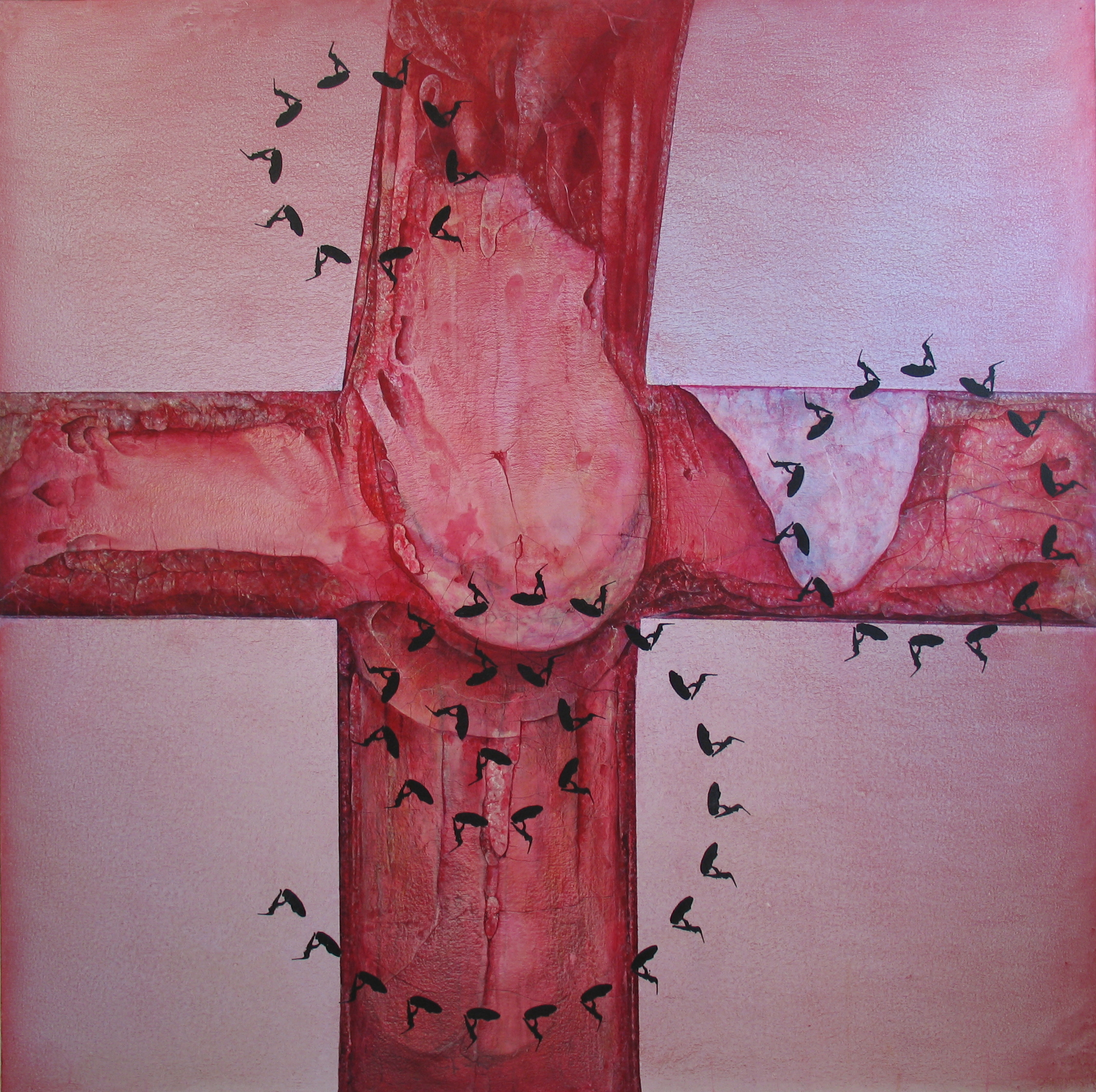 Red cross, 6' x 6