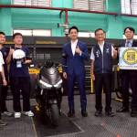 蔣萬安揭牌智慧電動車教學中心　投700萬培育綠能人才