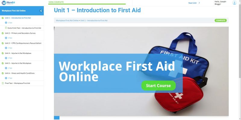 Workplace First Aid Morecpd - Light Art Collection - Mobile Quality