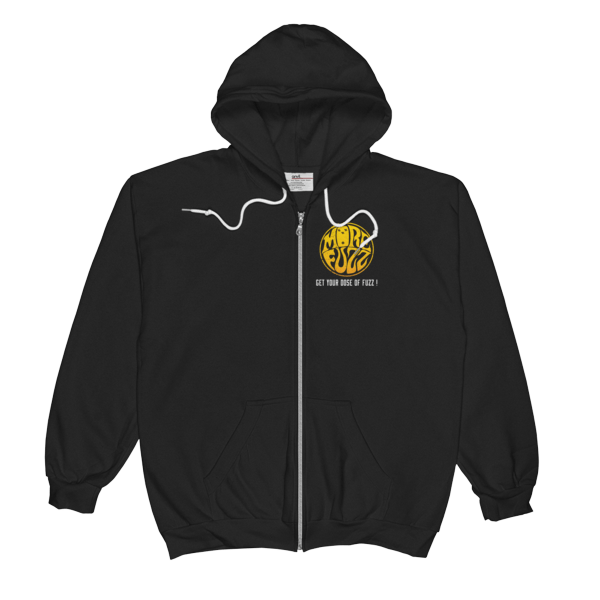 More Fuzz Logo Zip Hoodie