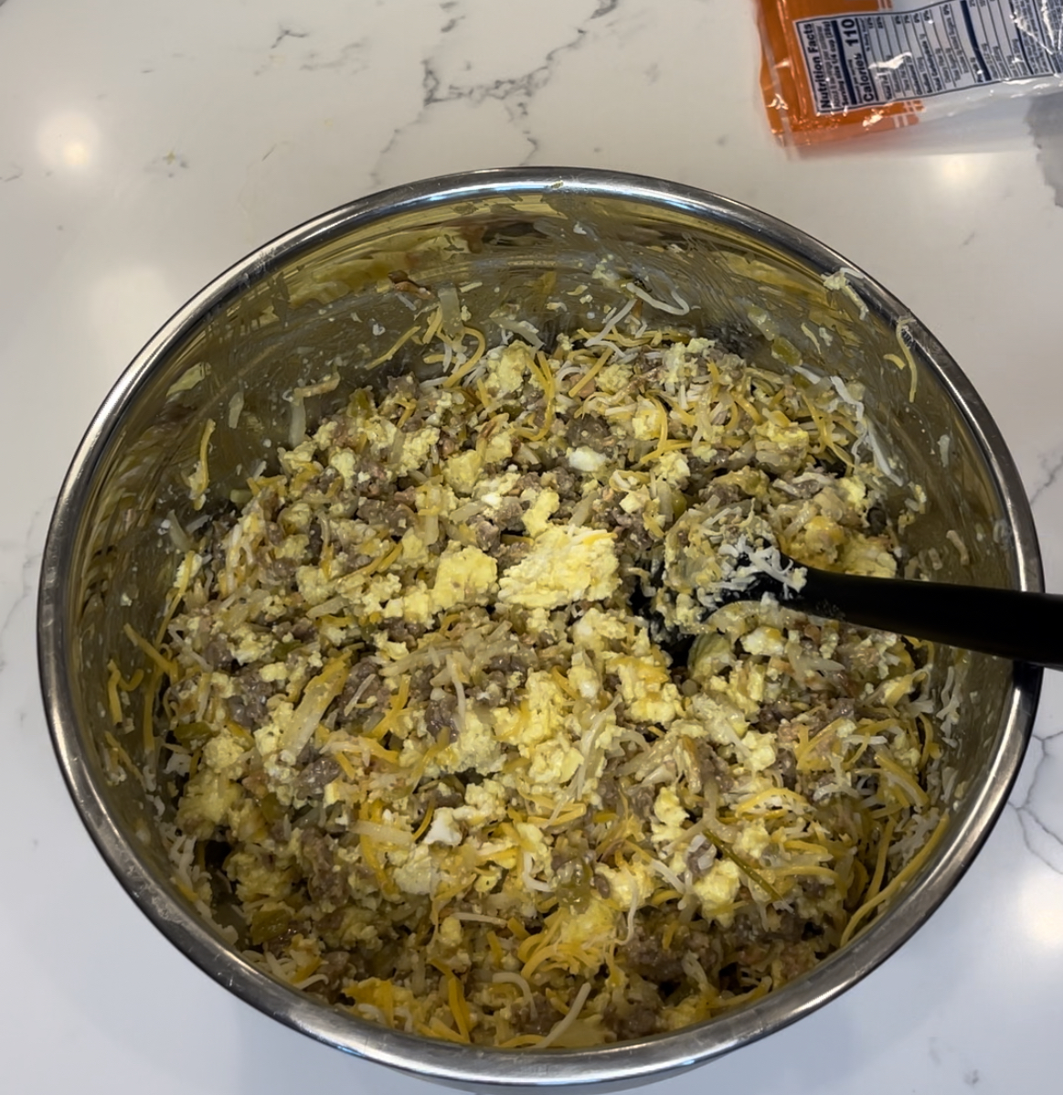 breakfast burrito insides