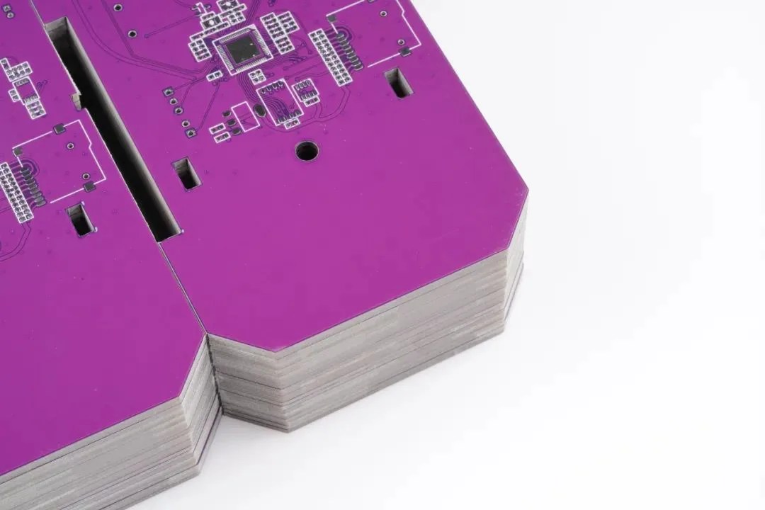 purple PCB printed circuit board