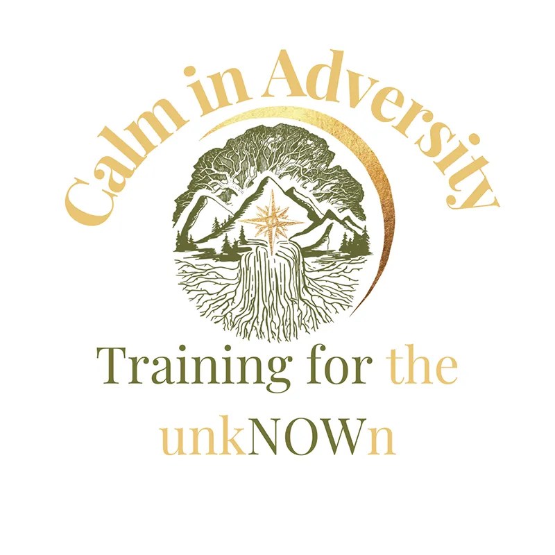 Calm in Adversity Sticker