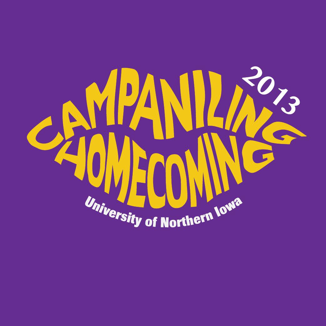 2013 UNI Homecoming Campaniling Button