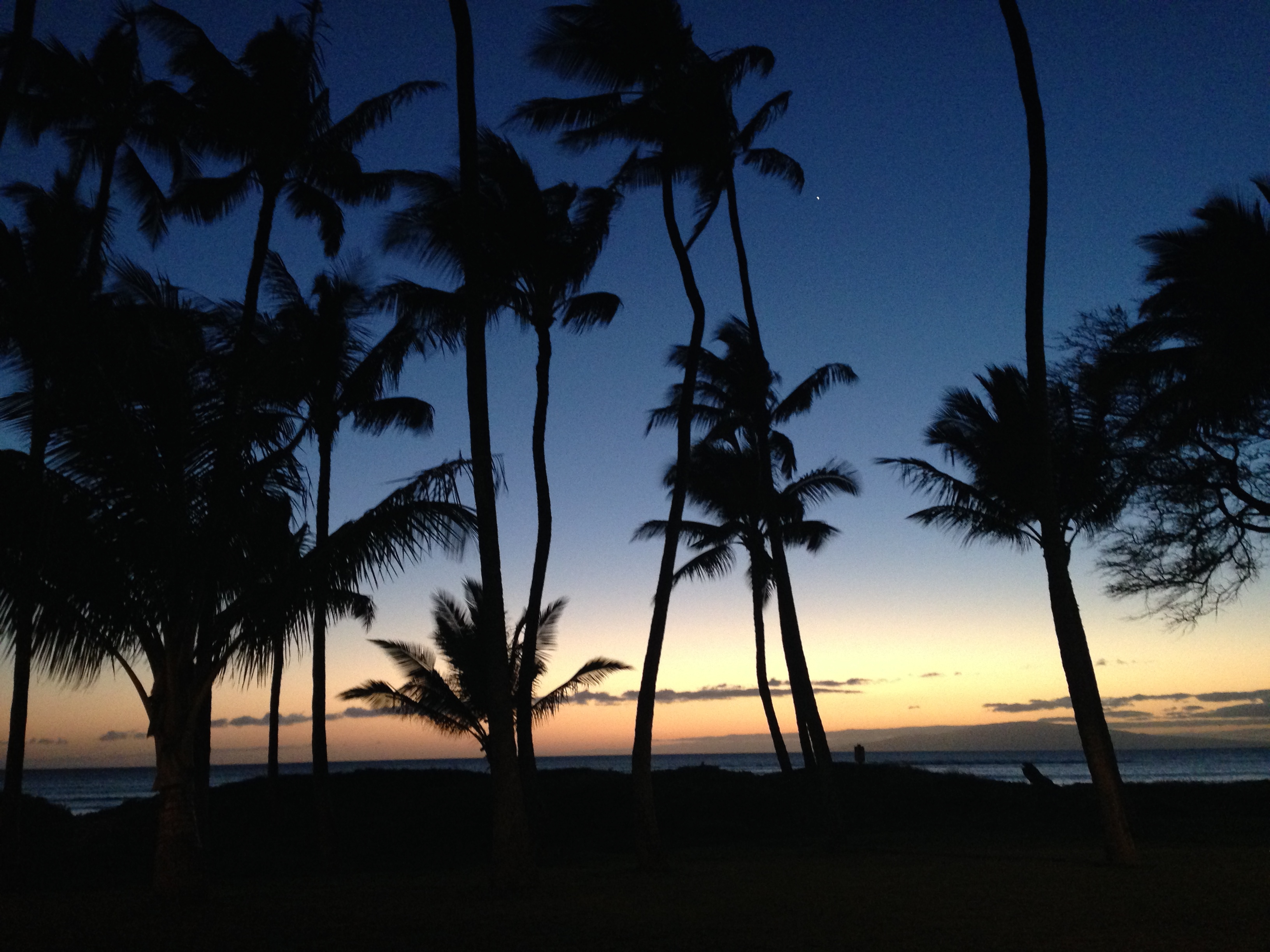 It's hard to beat a Hawaiian sunset.