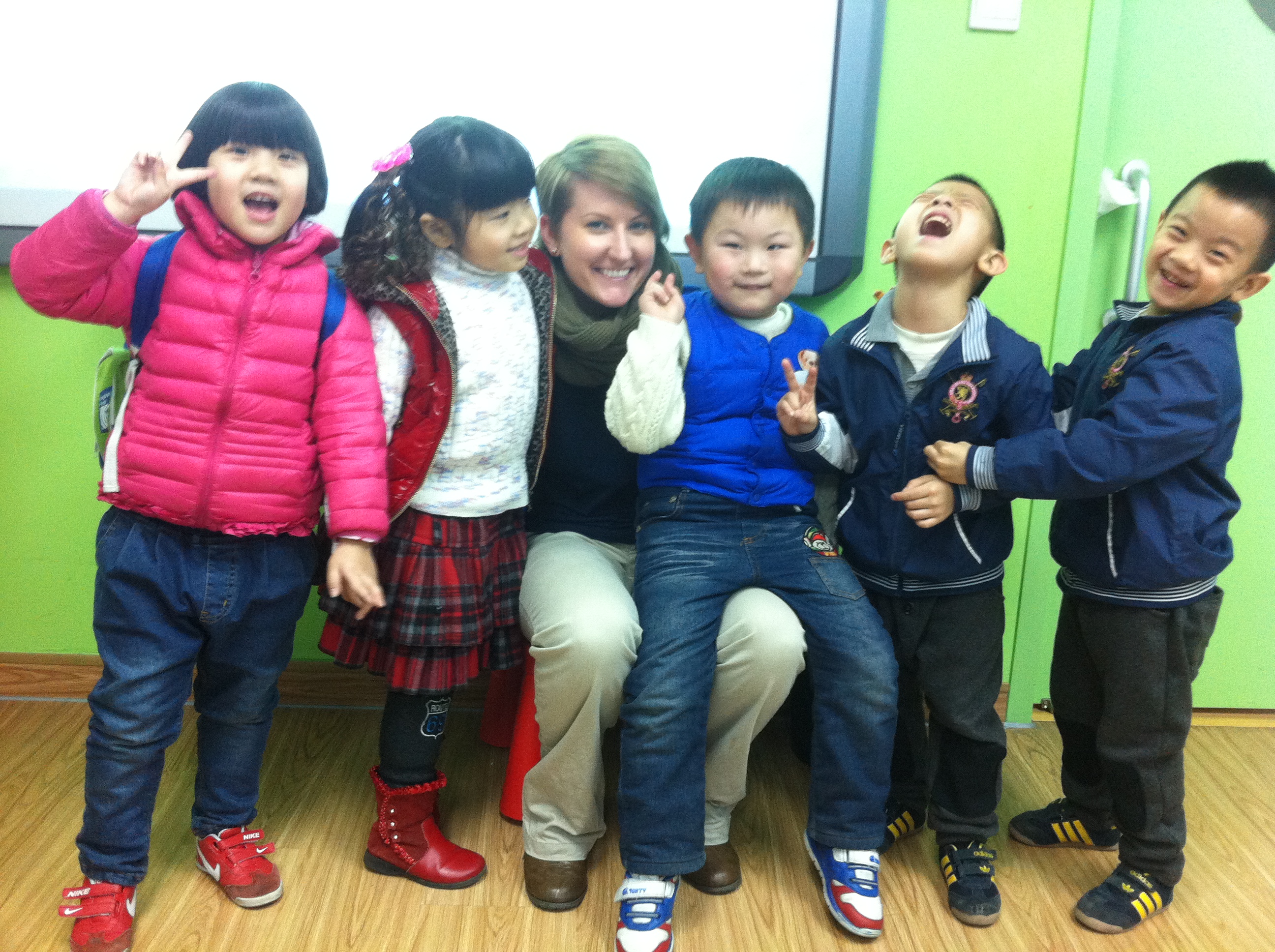 Aren't they cute? Yeah...try teaching them ;) (China)
