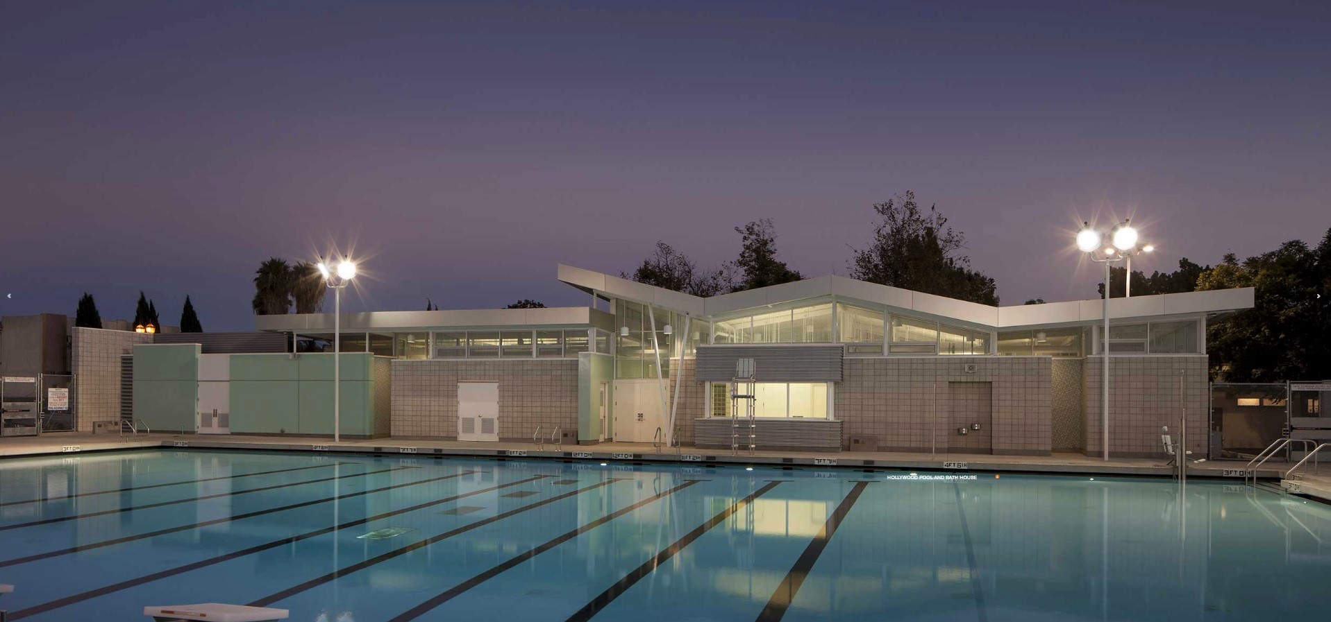 Hollywood Rec Ctr: Pool and Pool Building