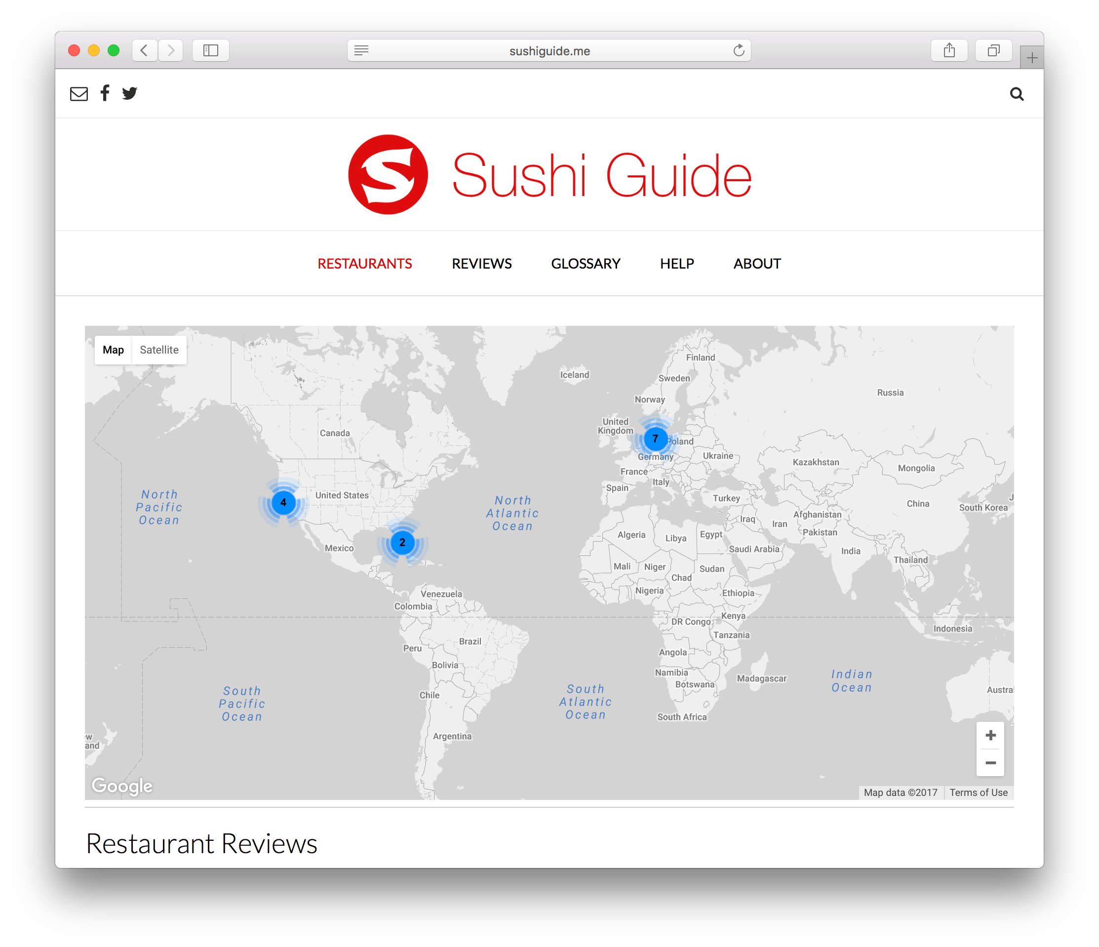 Sushi Guide My Sushi Restaurant Reviews Will Go Live On Sushiguide Me Sushi Guide Overview Map 
