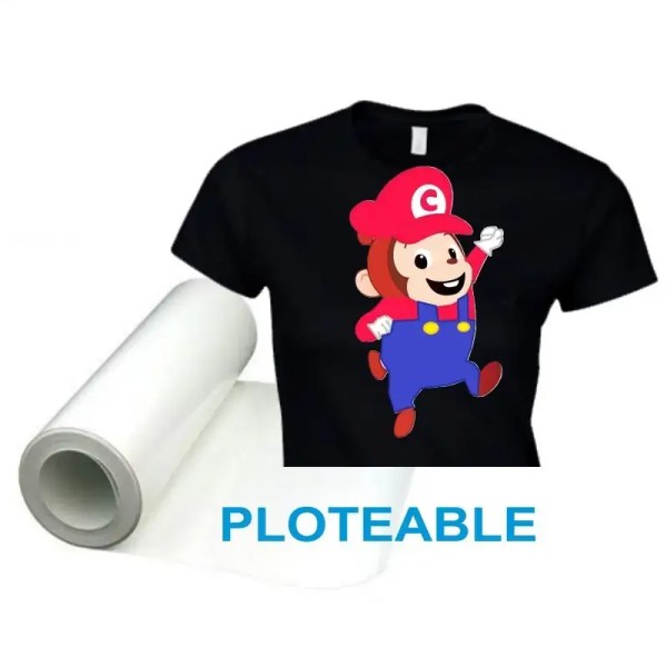 Vinilo Blanco Brillante Sublimable Textil