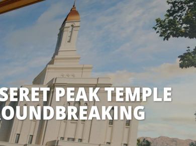 Deseret Peak Temple Groundbreaking Full Ceremony