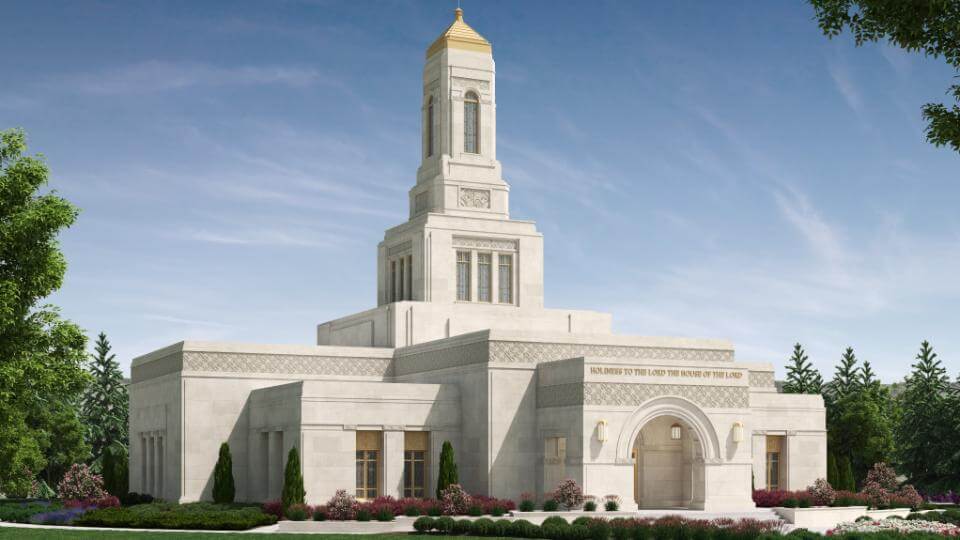 Helena temple exterior rendering approved VIDEO: Helena, Montana Temple Groundbreaking At a Glance