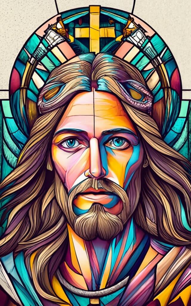 The Great Dechurching: Who’s Leaving, Why Are They Going, and What Will It Take to Bring Them Back? | Summary Christ stained glass ideogram
