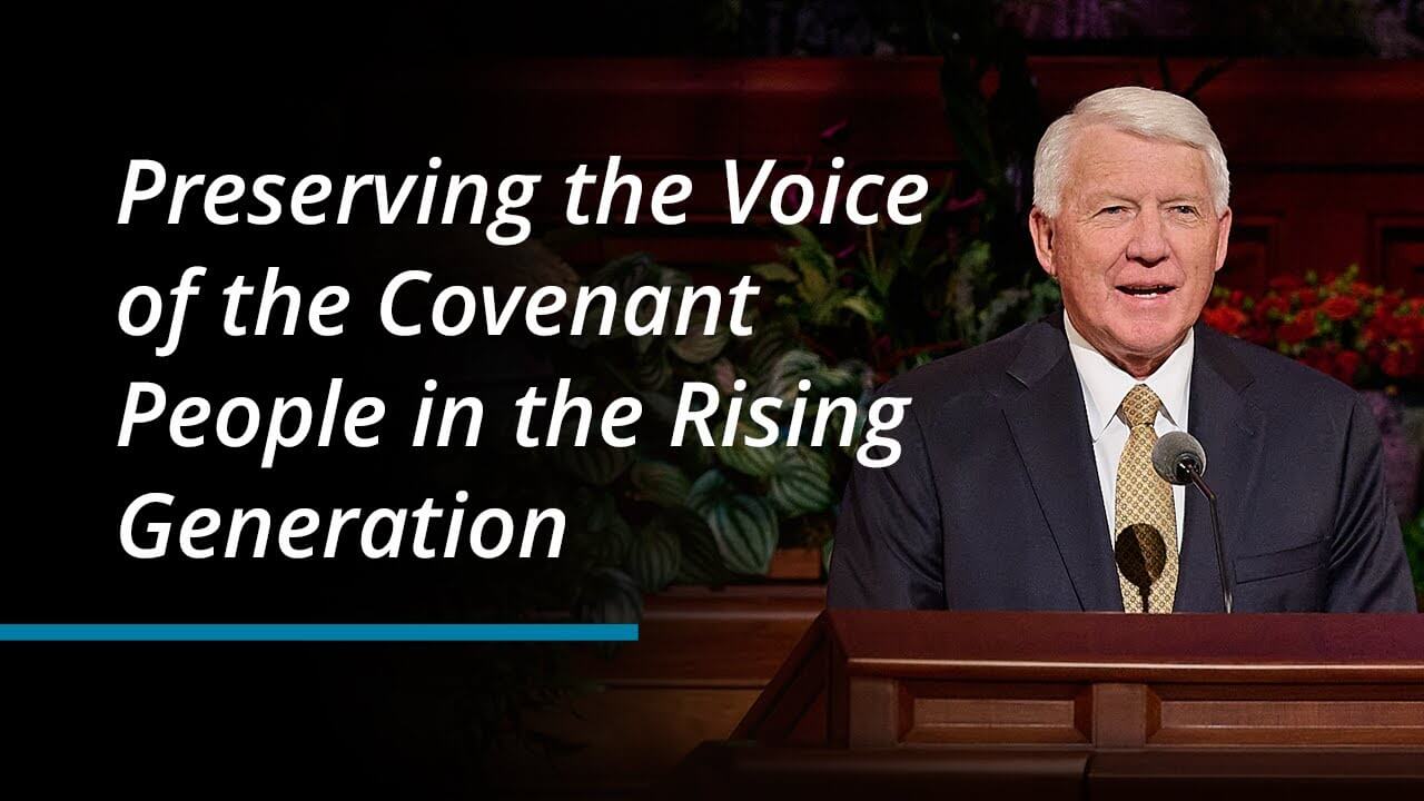Preserving the Voice of the Covenant People in the Rising Generation By Brother Jan E. Newman Second Counselor in the Sunday School General Presidency One of our most sacred responsibilities is to help our children come to know deeply and specifically that Jesus is the Christ.