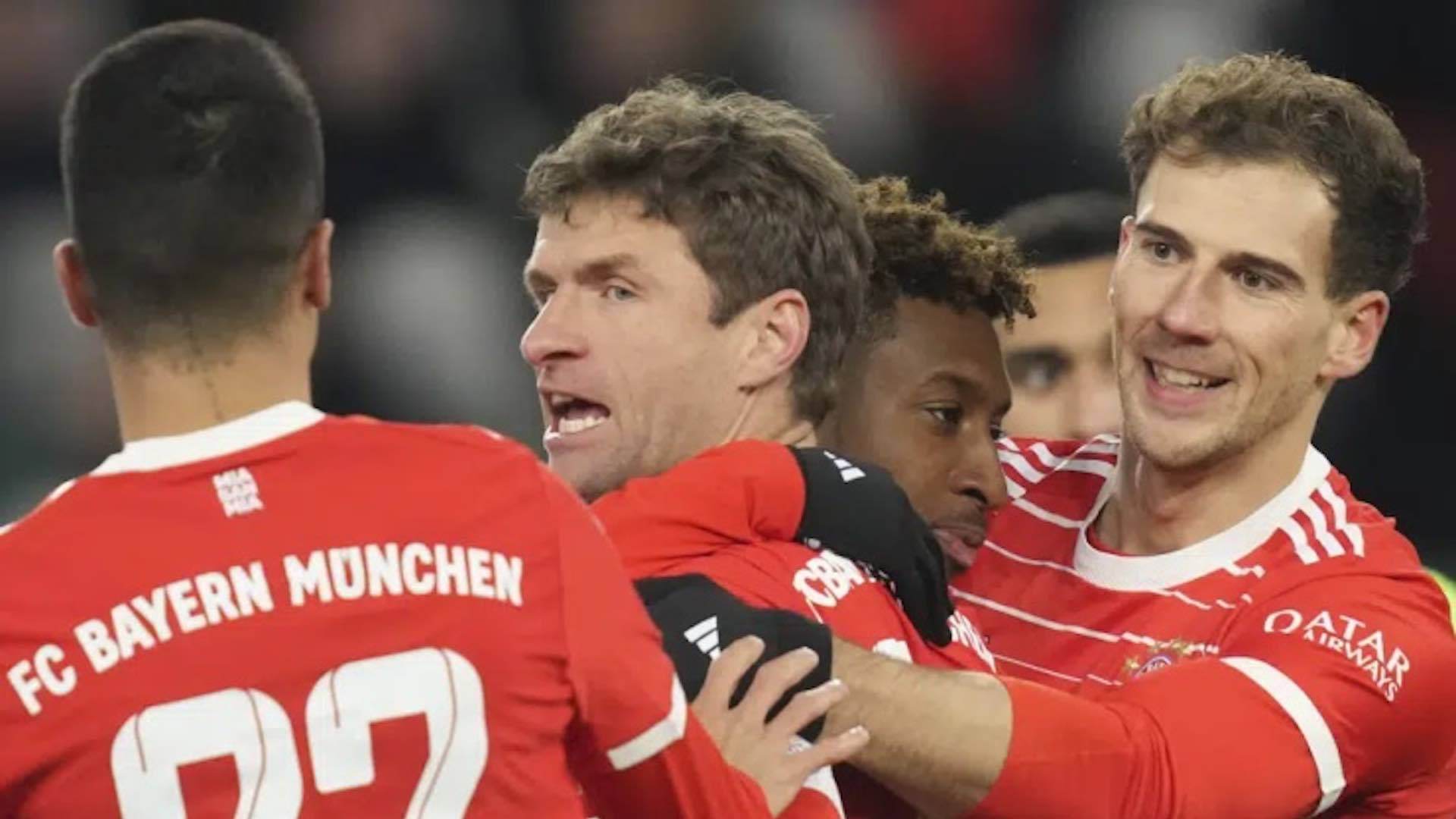 Bayern reclaim Bundesliga lead with 4-2 win over Wolfsburg