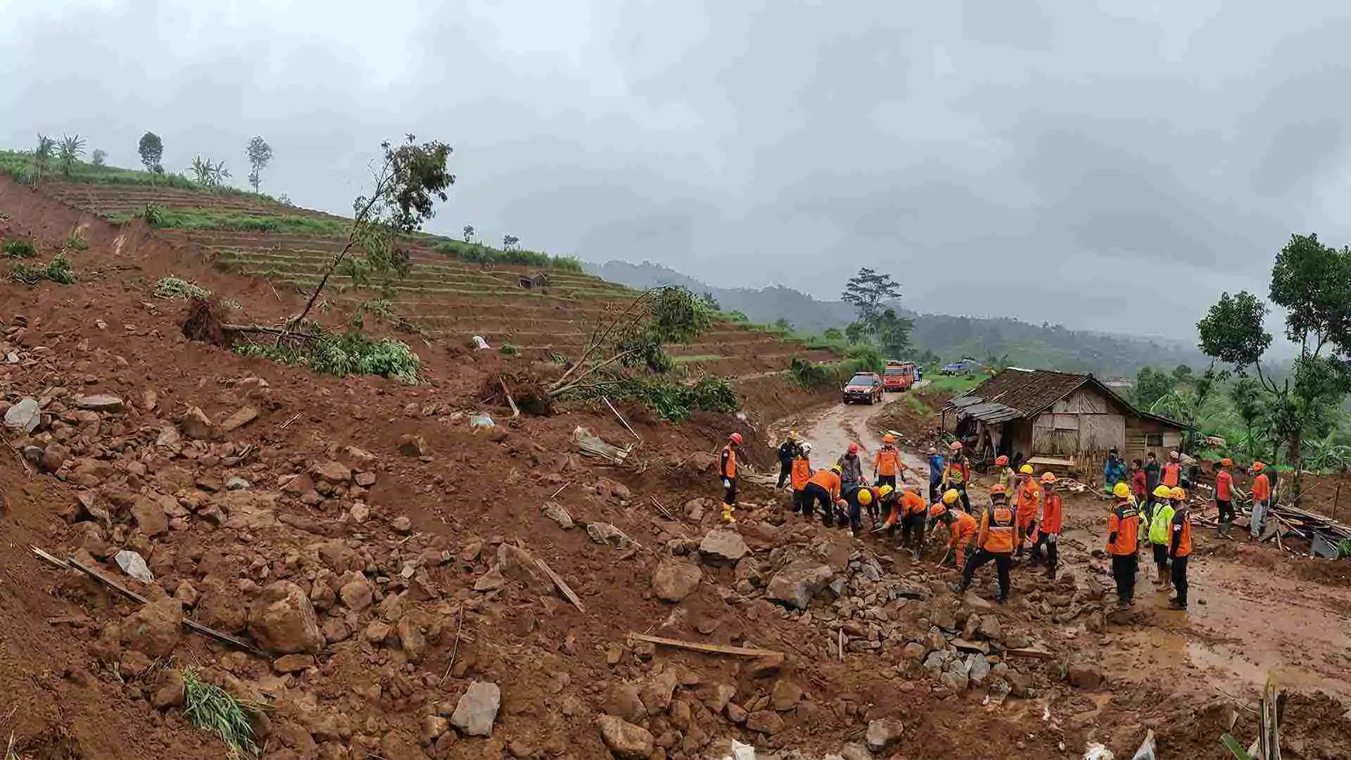 Indonesia counts 50 dead after West Bandung landslide buries homes